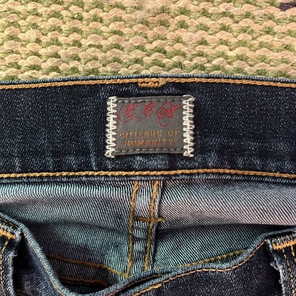 COH Citizens Of Humanity Pants Womens Sz 26 Elson Straight Jean Stretch Mid Rise - Picture 2 of 6